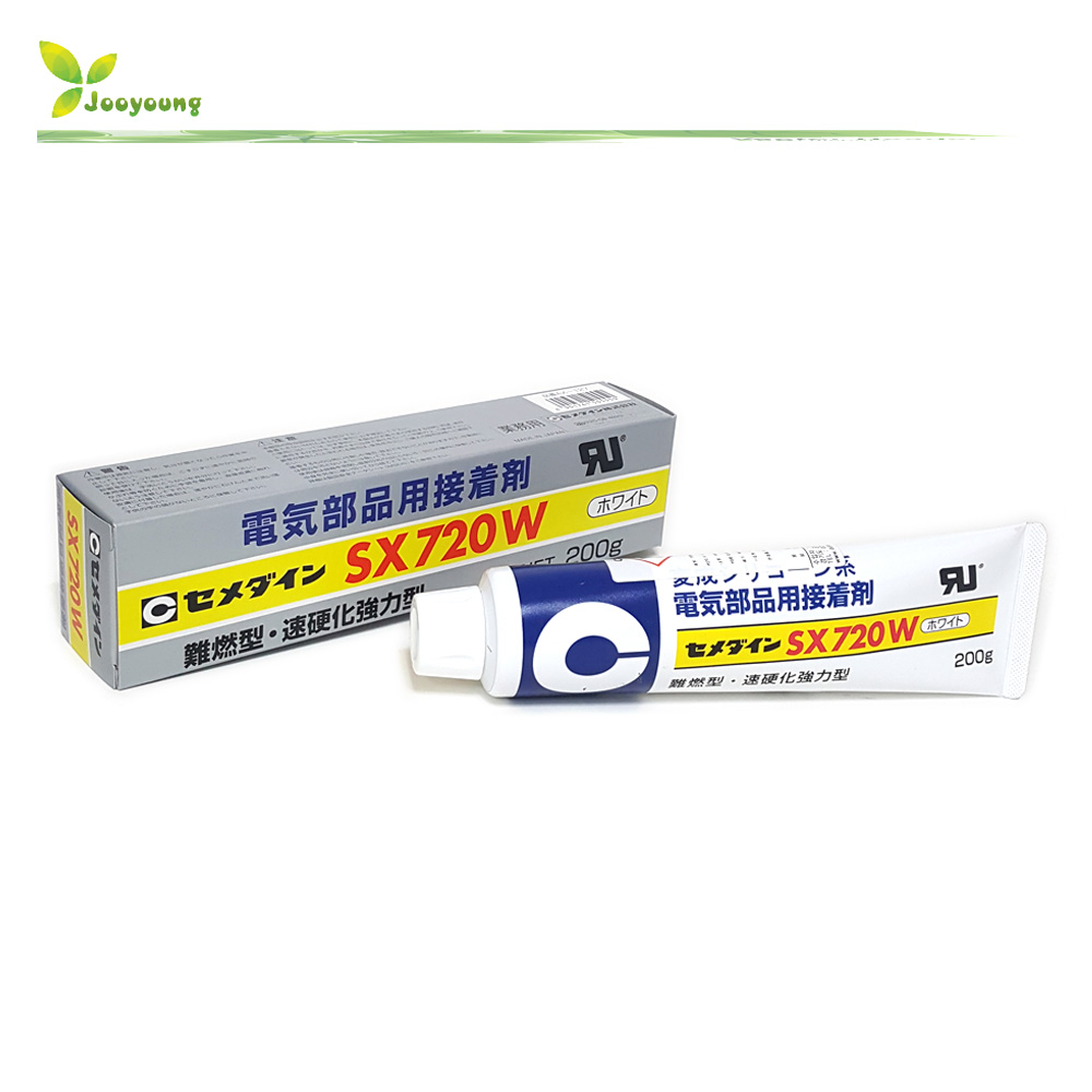세메다인 SX720W 전기전자용 접착제 백색 200g : 주영종합상사