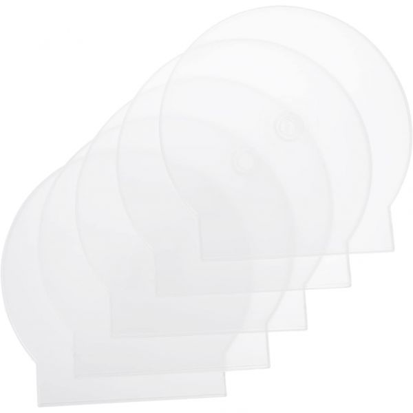 Veemoon 20pcs 박스 Cd 케이스 투명 지갑 Ingle 디스크 보관 봉투 전단지 870848 : 코스트벤더스몰