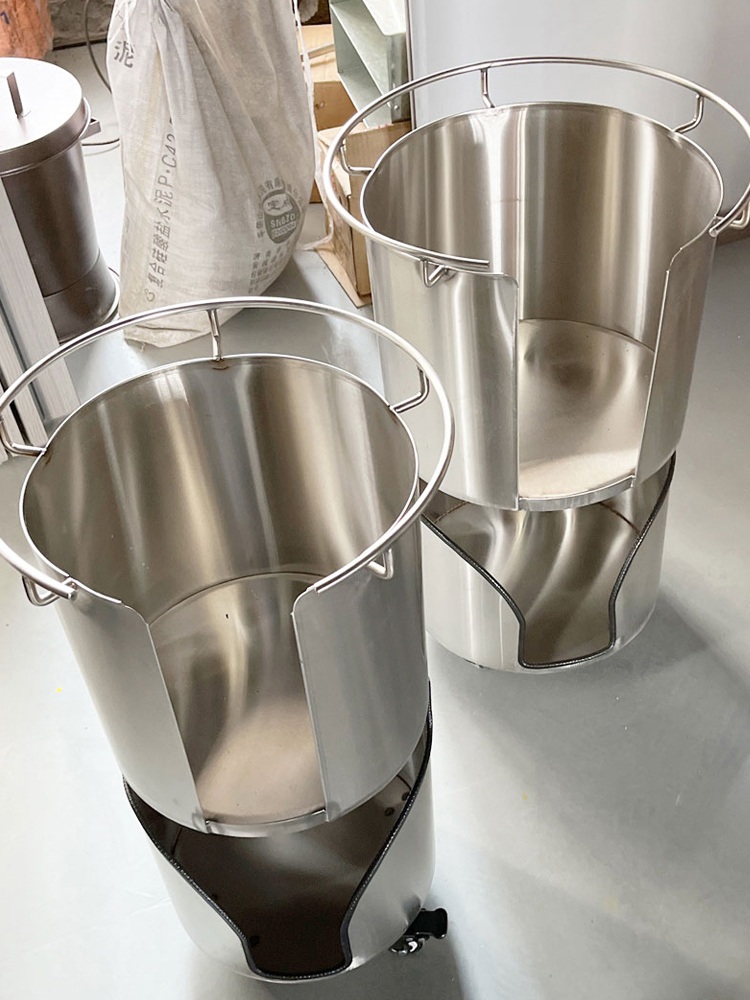 업소용 석쇠 불판 케이스 보관함 원형 정리 이동식 스테인레스