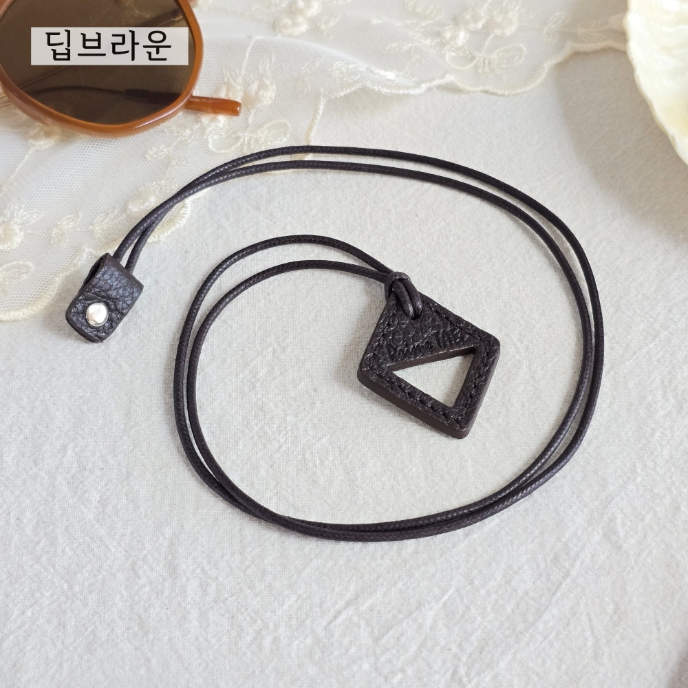 오리지널 천연 토고가죽 안경 걸이 목걸이 스트랩 선글라스 줄 이미지 3