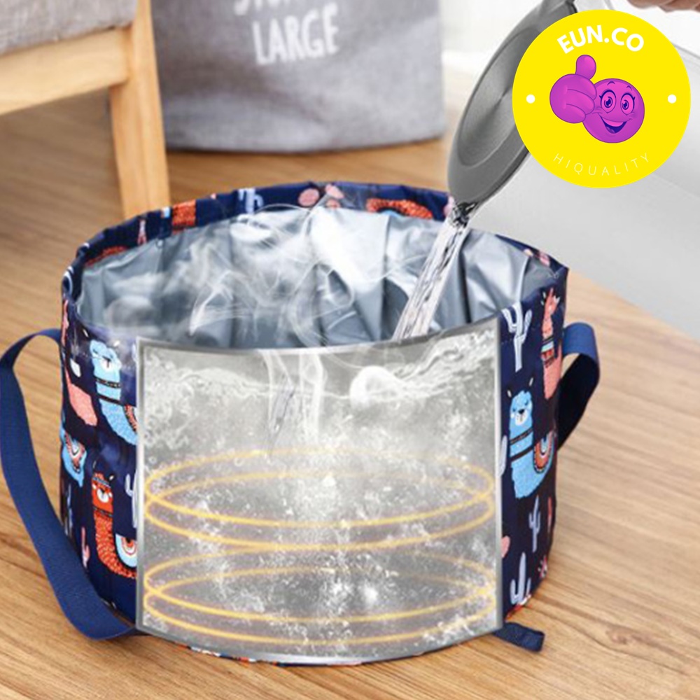 접이식 족욕기 발 종아리 담그기 실내 야외 휴대용 임산부 족탕기