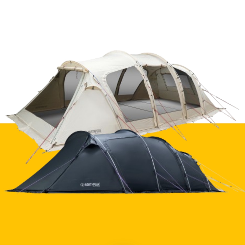 노스피크 아틀란틱오션 텐트 캠핑 대형 거실형 터널형 리빙쉘 텐트