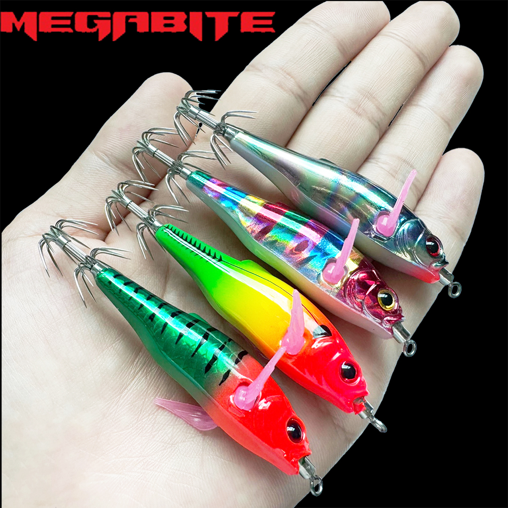 메가바이트 메가핀 55 메가탄 쭈꾸미에기 문어 갑오징어 에기 미니 레이저 에기 수평