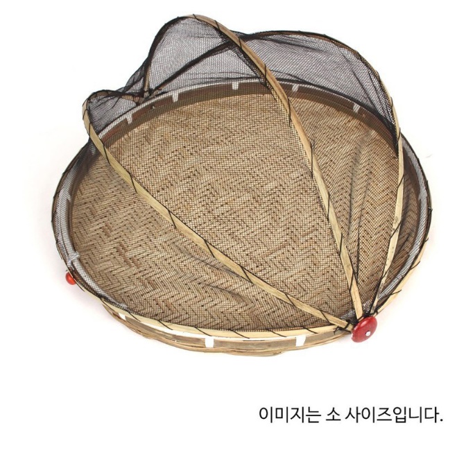 대나무 덮개 채반 사각 대 소쿠리 부침개 채반 전 채반 - 상세 이미지 2