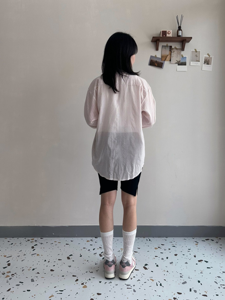 골지바이커쇼츠 4부반바지레깅스 옆트임절개숏팬츠(3colors) 상세 이미지 13