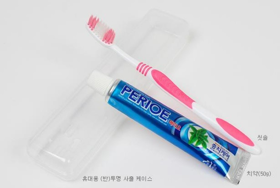 여행용세면도구 휴대용 치약 칫솔 양치 세트 - 상세 이미지 4