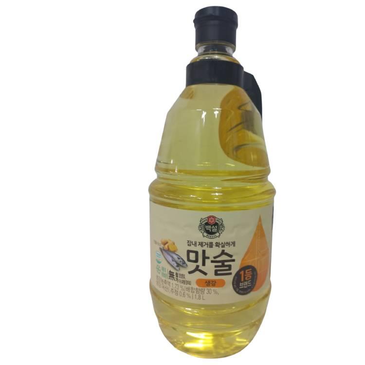 원하프] 맛술(생강) 1.8L/백설 [고객만족 총알배송 : 원하프