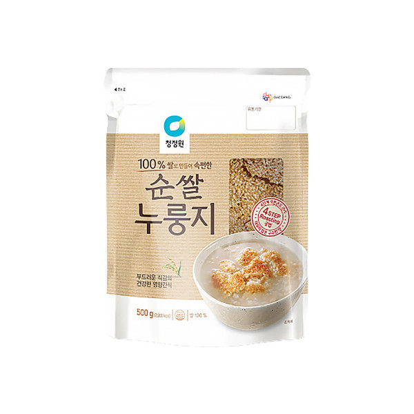 간편식 즉석식품 청정원 순쌀 누룽지 500g  3개 : ss럭스
