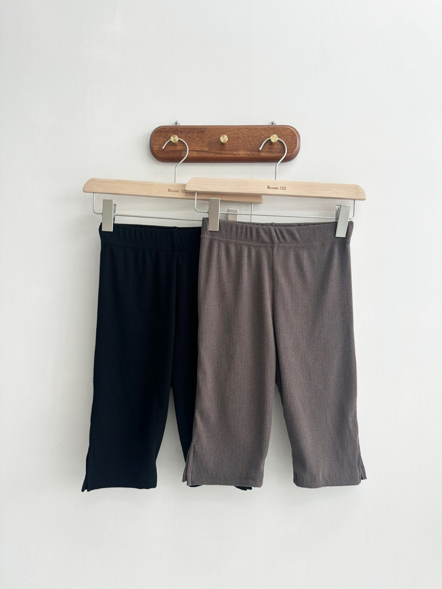 골지바이커쇼츠 4부반바지레깅스 옆트임절개숏팬츠(3colors) 상세 이미지 14