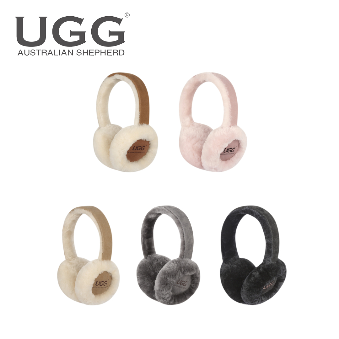 호주 에버 어그 양털 귀마개 코니 여성 성인 이어머프 귀돌이 체스넛 핑크 블랙 ASA013