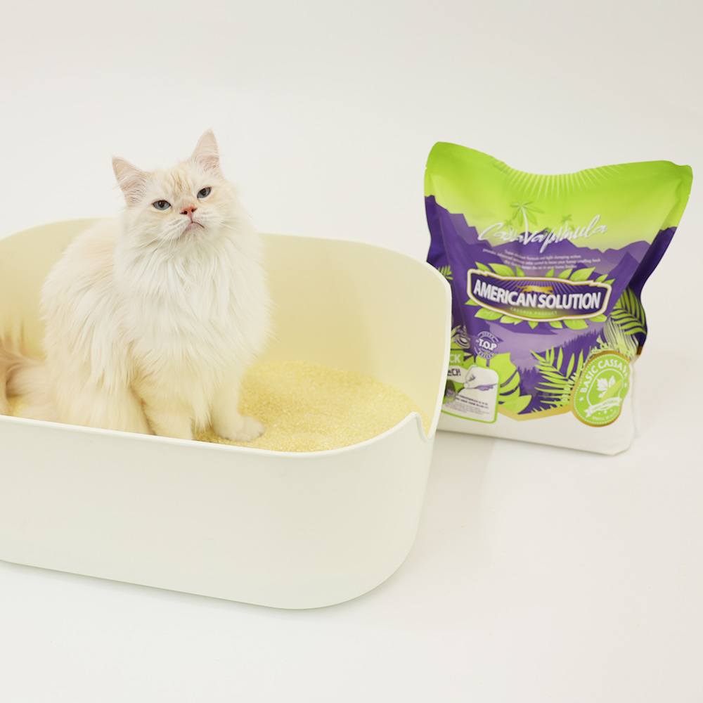 아메리칸솔루션 베이직 고양이 반려묘 화장실 모래 카사바 4.55kg x3개 (1box) - 상세 이미지 4