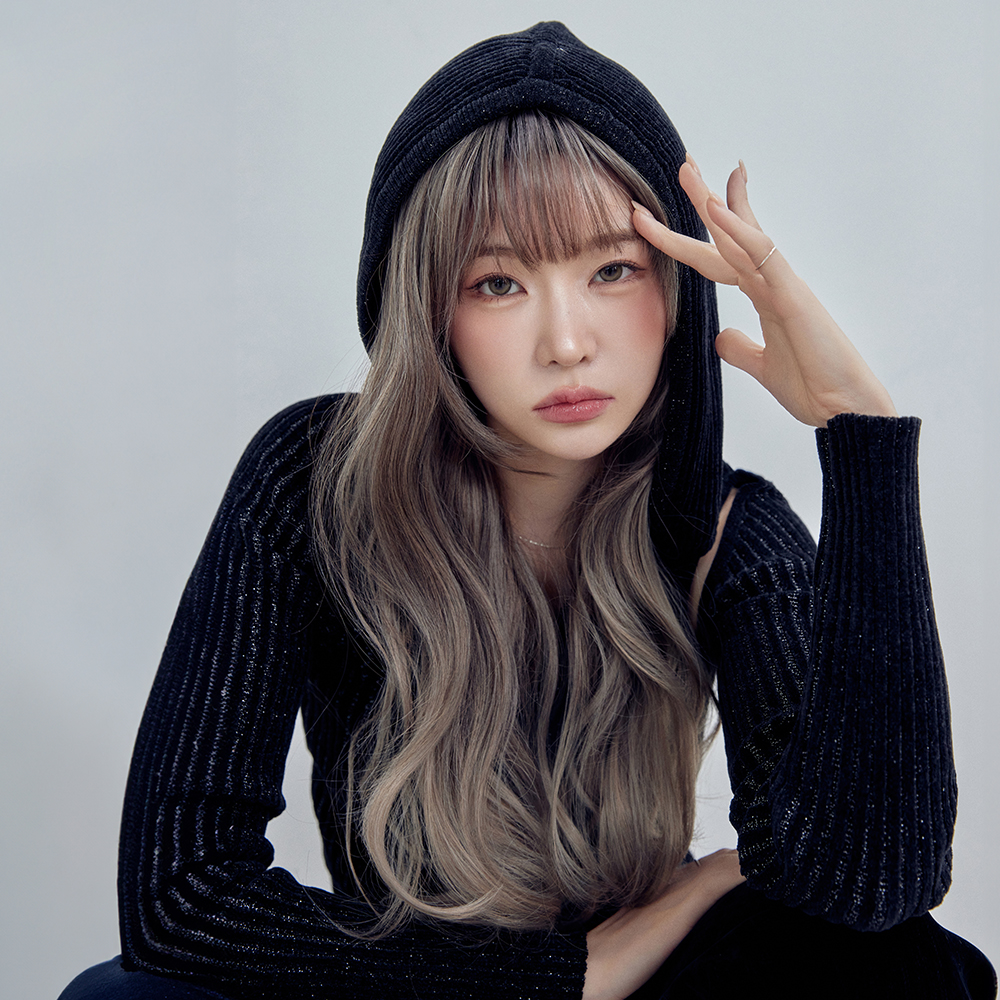 살롱 컬러 통가발 그레이스 허쉬펌 엘피 탈색 솜브레 - 상품 이미지