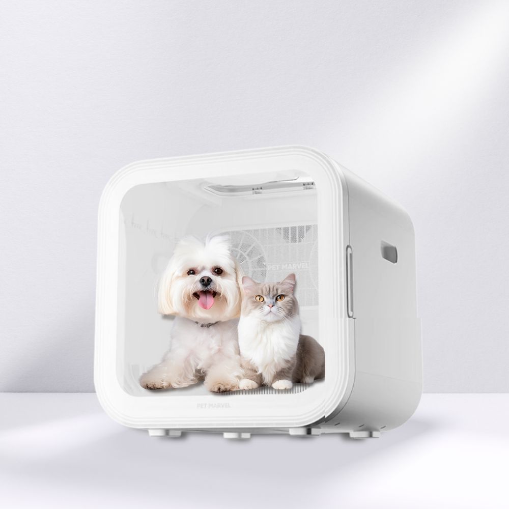 [디클펫] 펫드라이룸 듀얼팬 빠른건조 강아지 고양이 드라이기 펫마블 러브에어 프로 : 디클펫