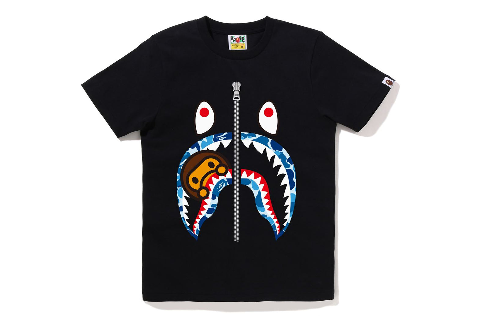 베이프 우먼즈 반팔티 ABC CAMO MILO SHARK 2K80-210-101 - 상세 이미지 4