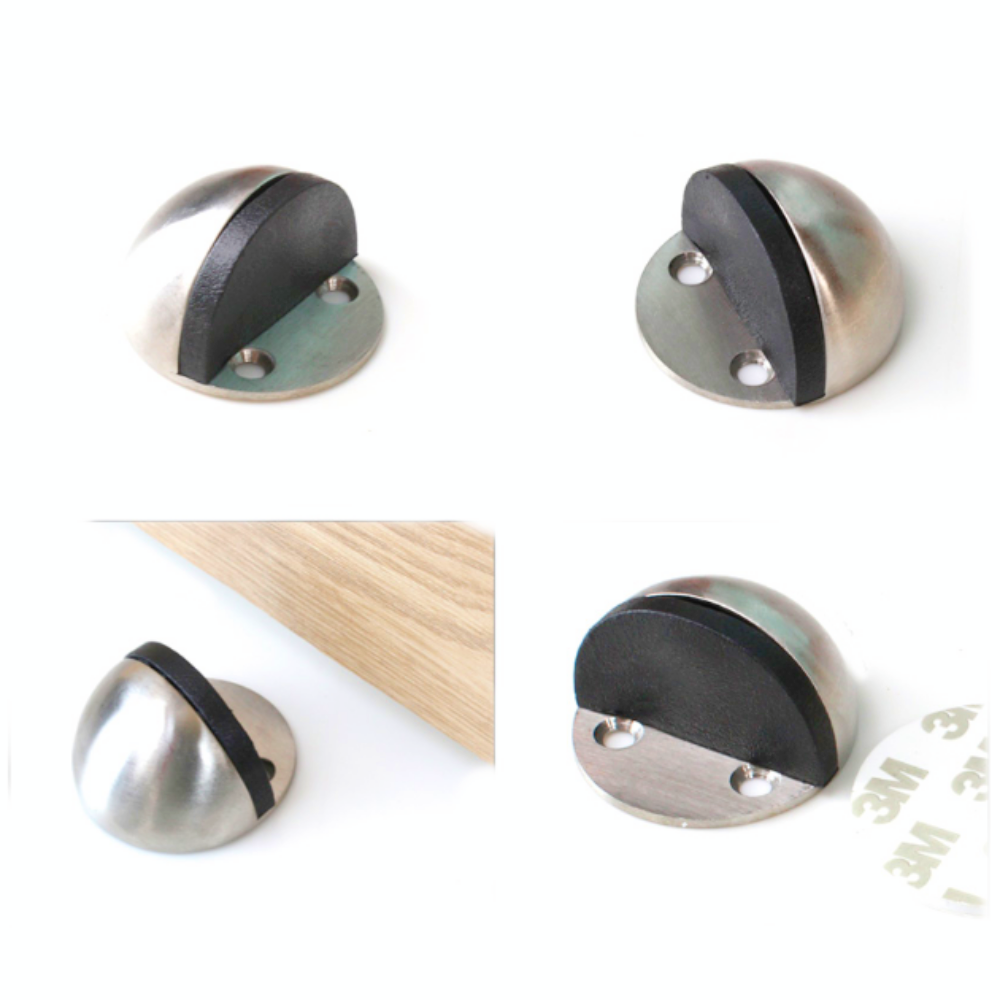 문고정 강력부착형 도어스토퍼 소음흠집방지 문충격방지보호대 가정업소용