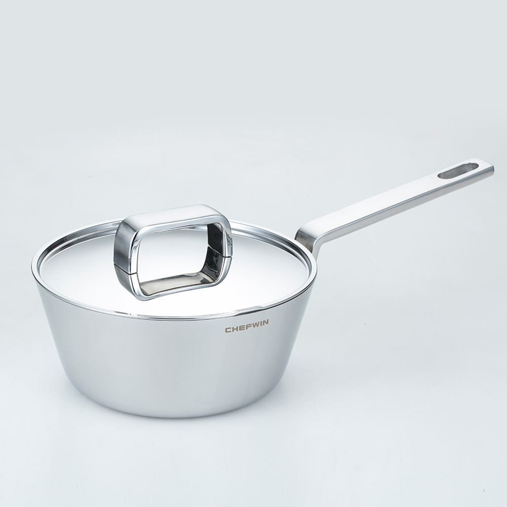 쉐프윈 통5중 스텐 웍 볶음팬 궁중팬 코니칼 22cm