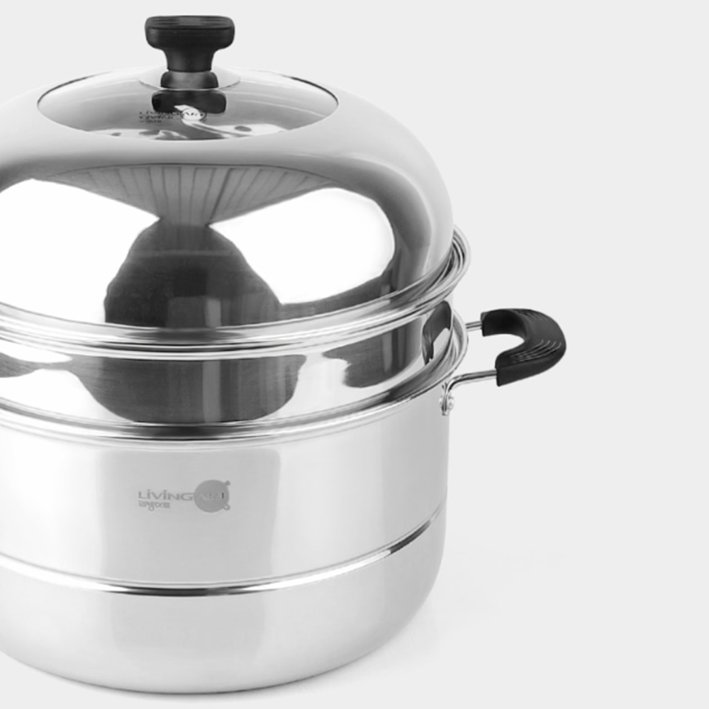 스탠냄비 스텐 찜판 대형 찜솥 큰 곰솥 찜기 찜통 대용량 들통 - 상세 이미지 4