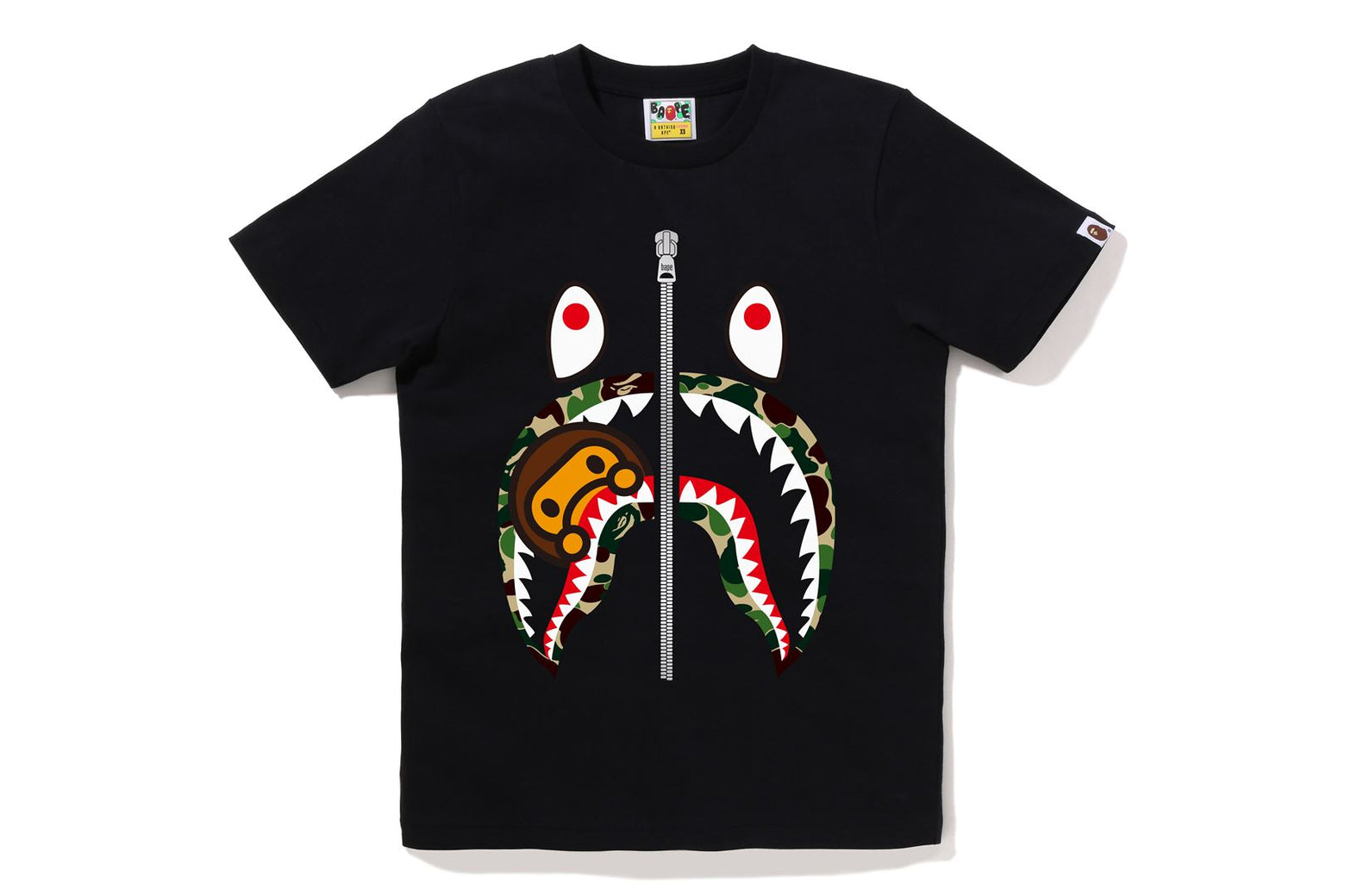 베이프 우먼즈 반팔티 ABC CAMO MILO SHARK 2K80-210-101 - 상세 이미지 5