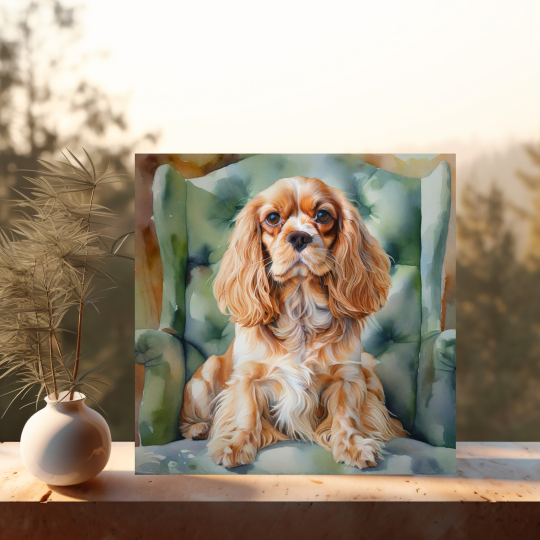강아지 고양이 그림 수채화 초상화 메탈 액자 반려동물 캐리커쳐 팝아트 반려견 반려묘 S 이미지 6