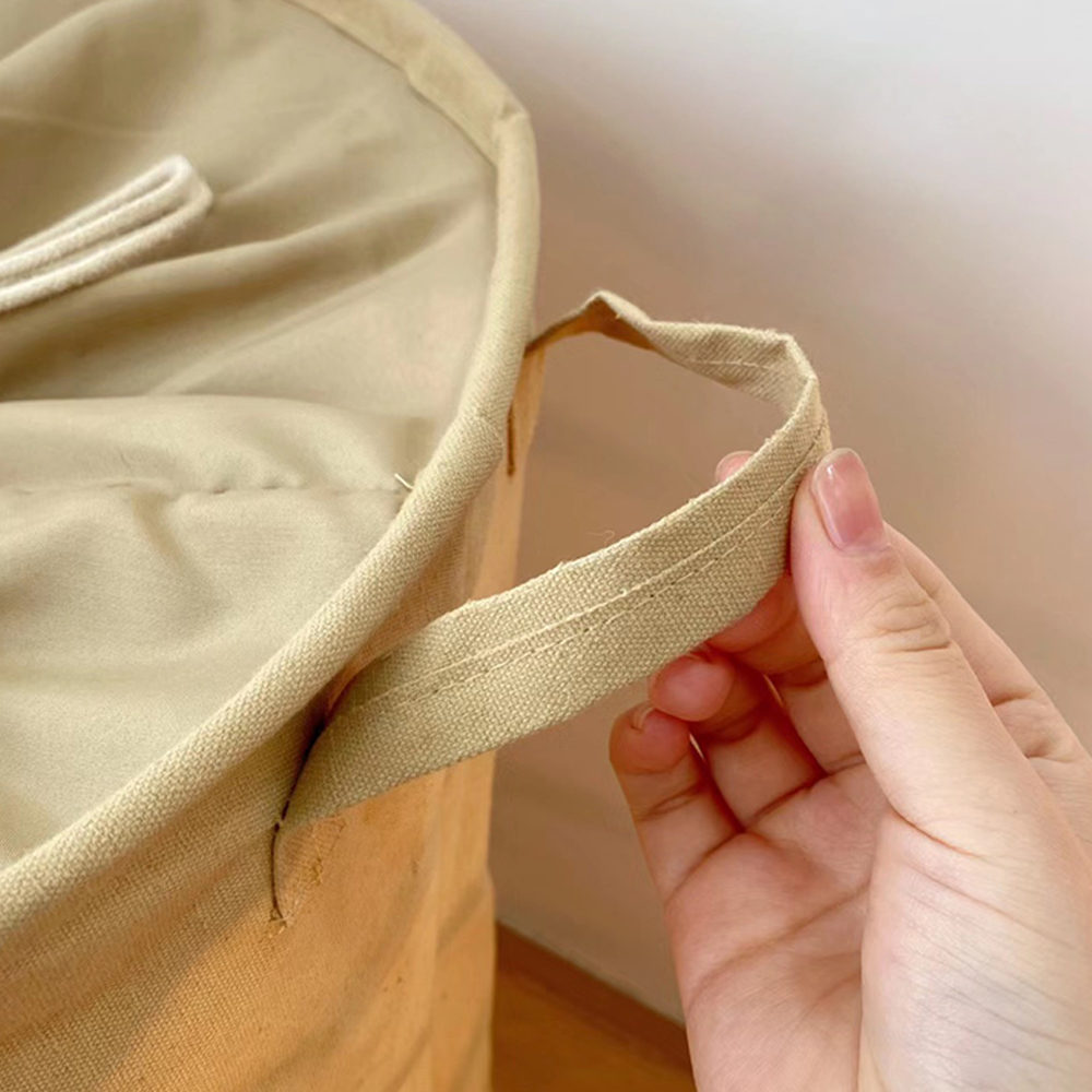 패브릭바구니 접이식 방수 손잡이 수납바구니 다용도 바스켓