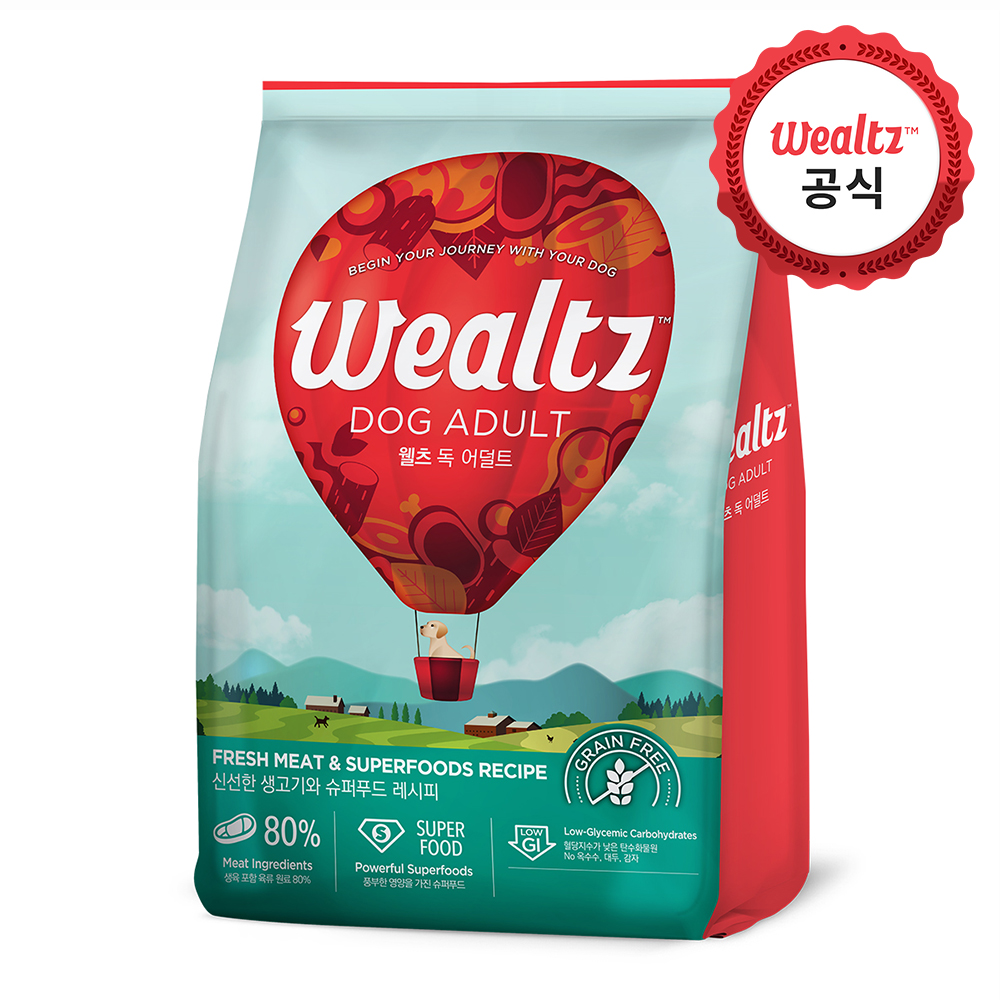 웰츠 독 어덜트 6kg 강아지 사료