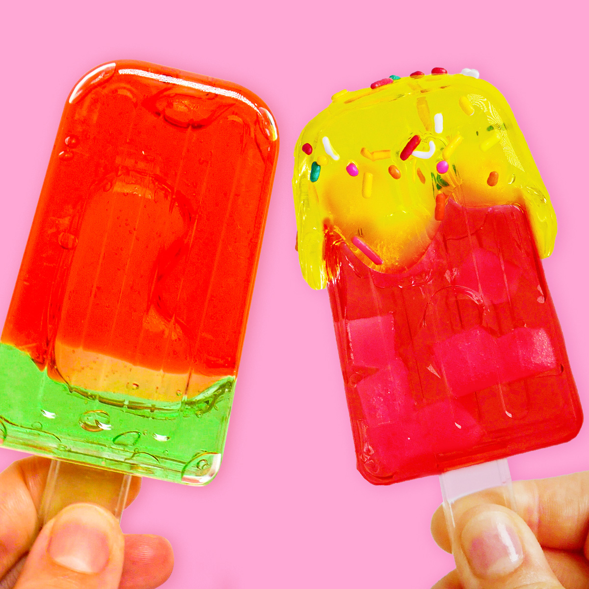 DIY 아이스팝 슬라임 키트 어린이 장난감 슬라임 액체괴물 액괴 마켓 선물