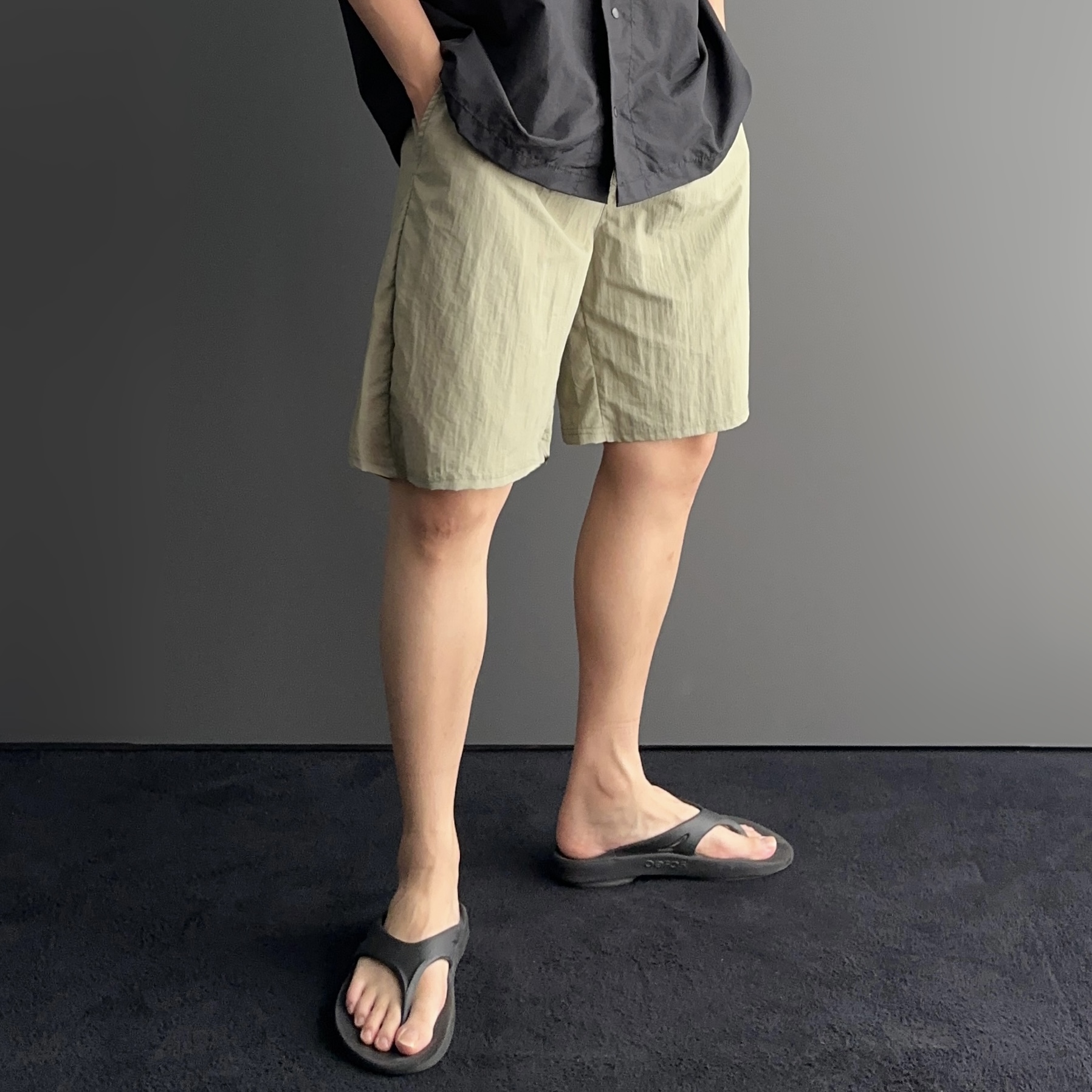 1+1 냉장고반바지 방수반바지 나일론쇼츠 - 상세 이미지 4