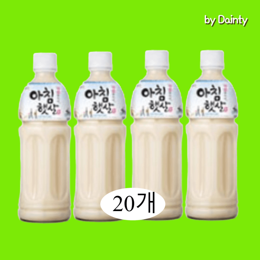 웅진 아침햇살 500ml  x 20개 : 맘앤라이프스토리