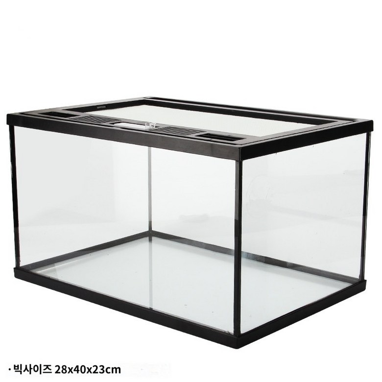 도마뱀집 파충류 유리 사육장 도마뱀 애완용 - 상품 이미지