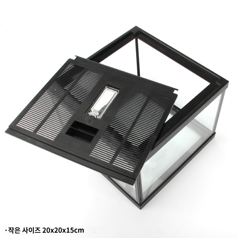 도마뱀집 파충류 유리 사육장 도마뱀 애완용 - 상세 이미지 2