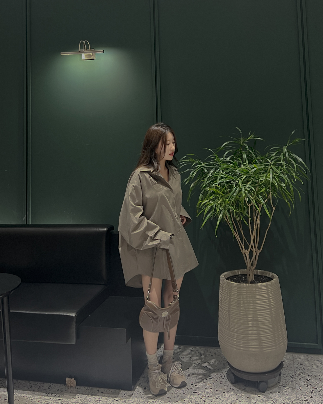 셔츠형원피스 롱셔츠원피스 꾸안꾸원피스 - 상세 이미지 2