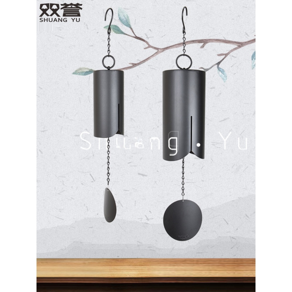 도어 차임벨 현관 초인종 외시경 윈드차임 맑은 소리 대형 검은색 멜로디벨 (4.3kg 85CM) - 상세 이미지 2