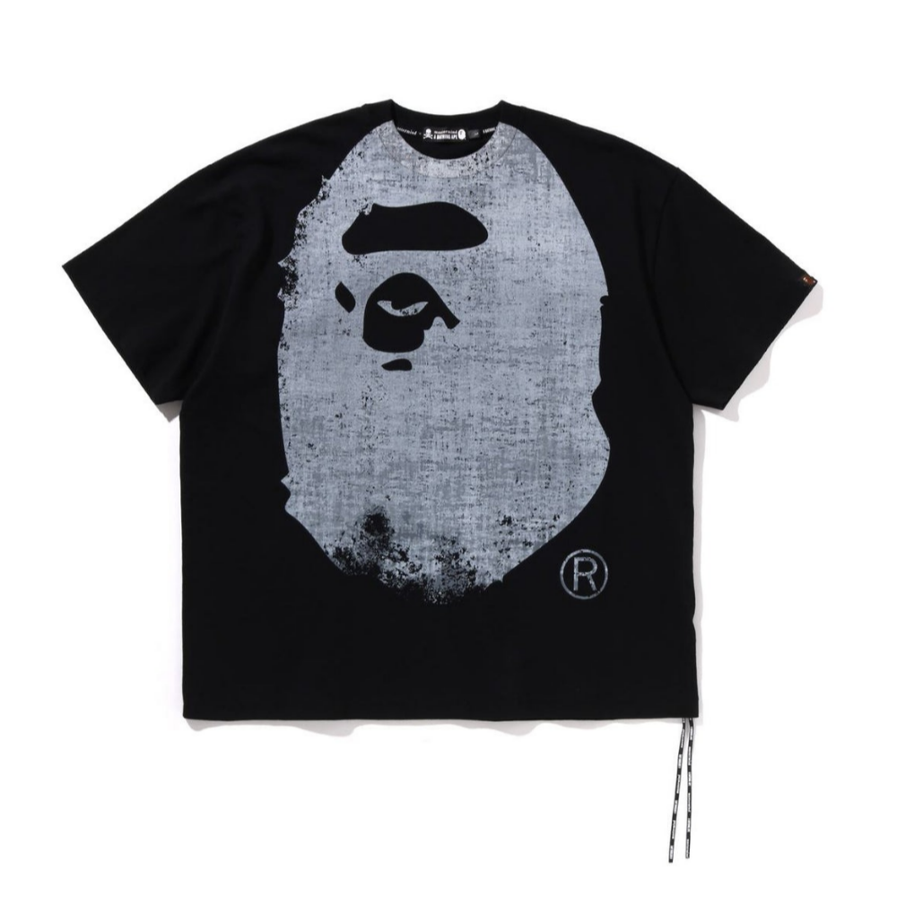 베이프 X 엠엠제이 반팔티 APE HEAD OVER PRINT RELAXED FIT TEE M 13TH 2ND 1K23-109-911 - 메인 이미지