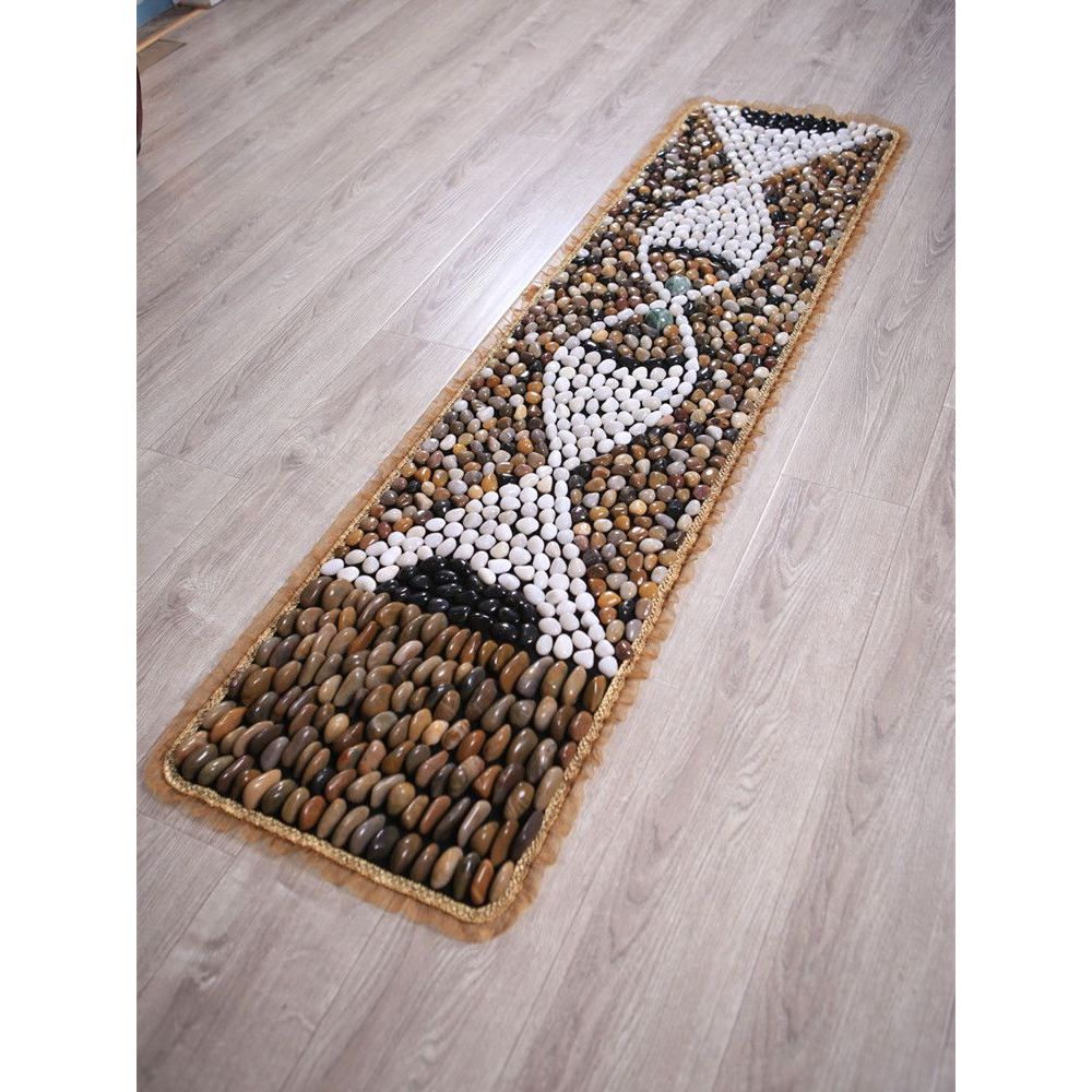 발지압판 지압매트 발지압 지압판 사무실 매트 발 가정용 돌 지압 자갈 발판 발매트 실내 2 150X40 대형 더블 볼 미디엄 옥스포드