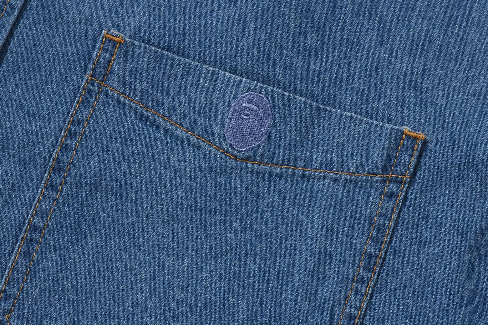 베이프 셔츠 CHAMPION RELAXED FIT DENIM L/S 1K22-131-003 - 상세 이미지 3