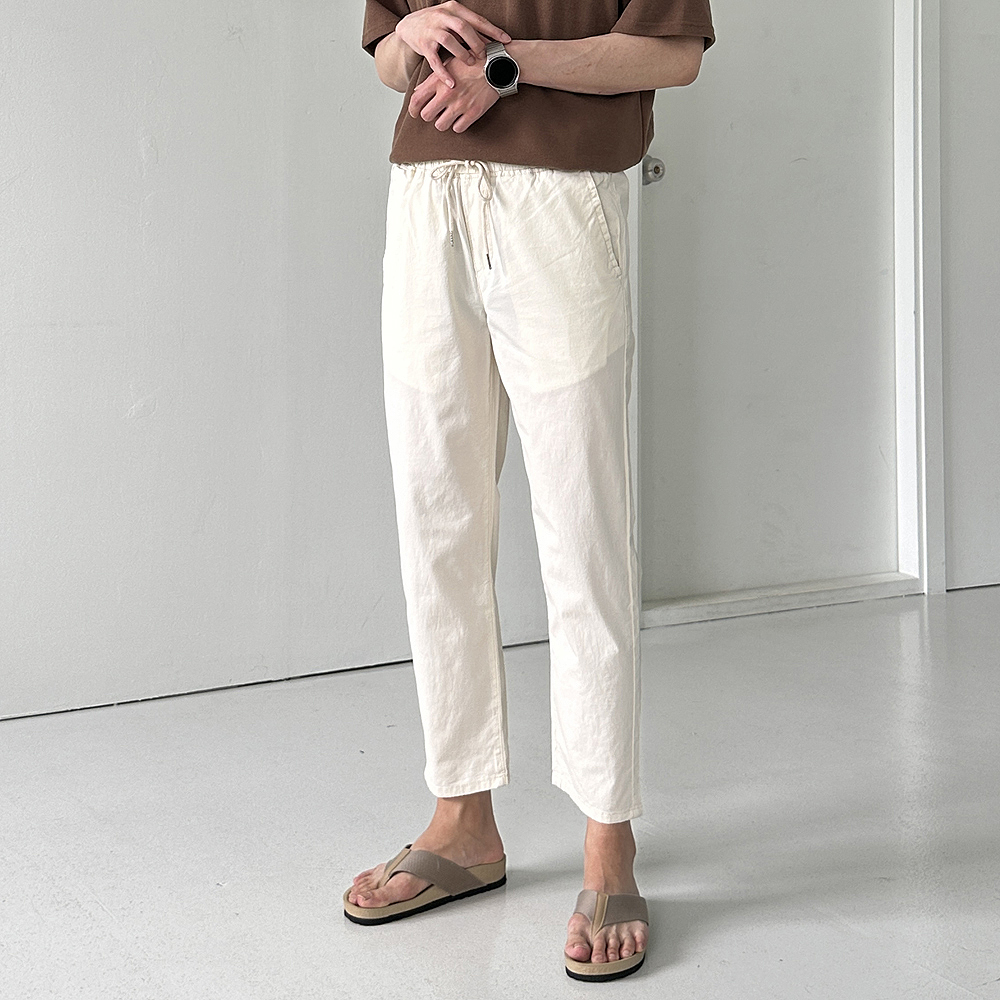 쿨링 팬츠 남자 여름 면 바지 아이스 팬츠 남성냉장고바지 - 상세 이미지 2