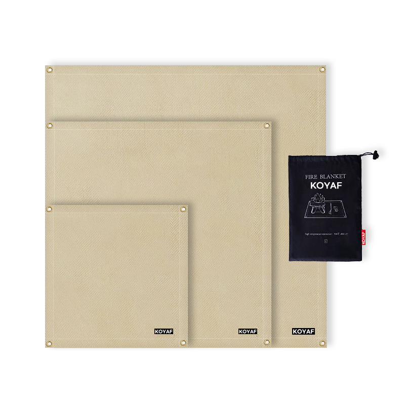 코야프 캠핑 난로 화로 버너 방염 매트 화로대 방염포 발열 받침대 소방포