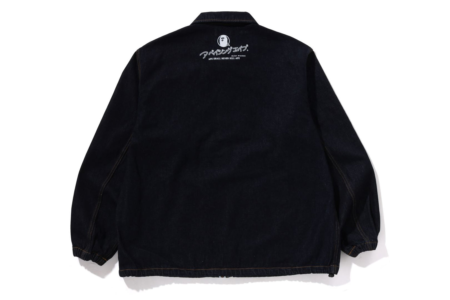 베이프 자켓 BATHING APE RELAXED FIT DENIM COACH JACKET 1K22-140-002 - 상세 이미지 2