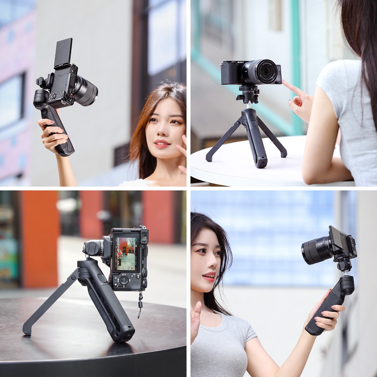 울란지 TT38 1/4인치 원클릭 접이식 맨티스 모드 야외 실내 촬영 셀피스틱 삼각대 - 상세 이미지 4