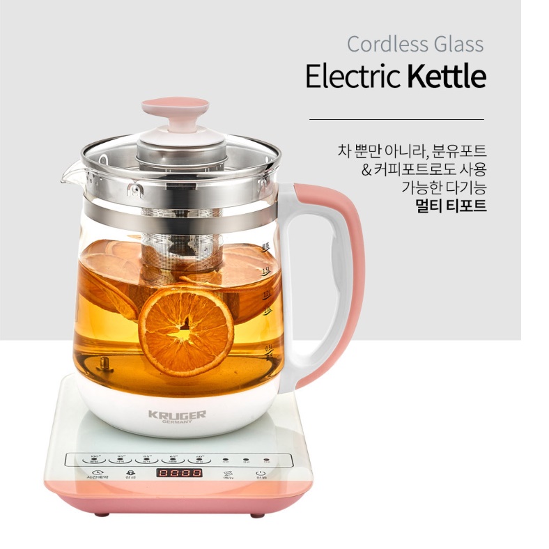 전기티팟 전기차탕기 온도조절커피포트