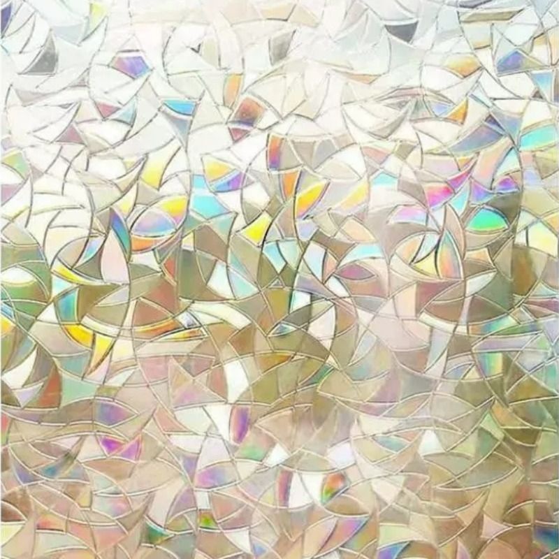 레트로 창문시트지 필름 빈티지 유리창 사생활 보호  흰색 무광택 30x100cm - 상세 이미지 4