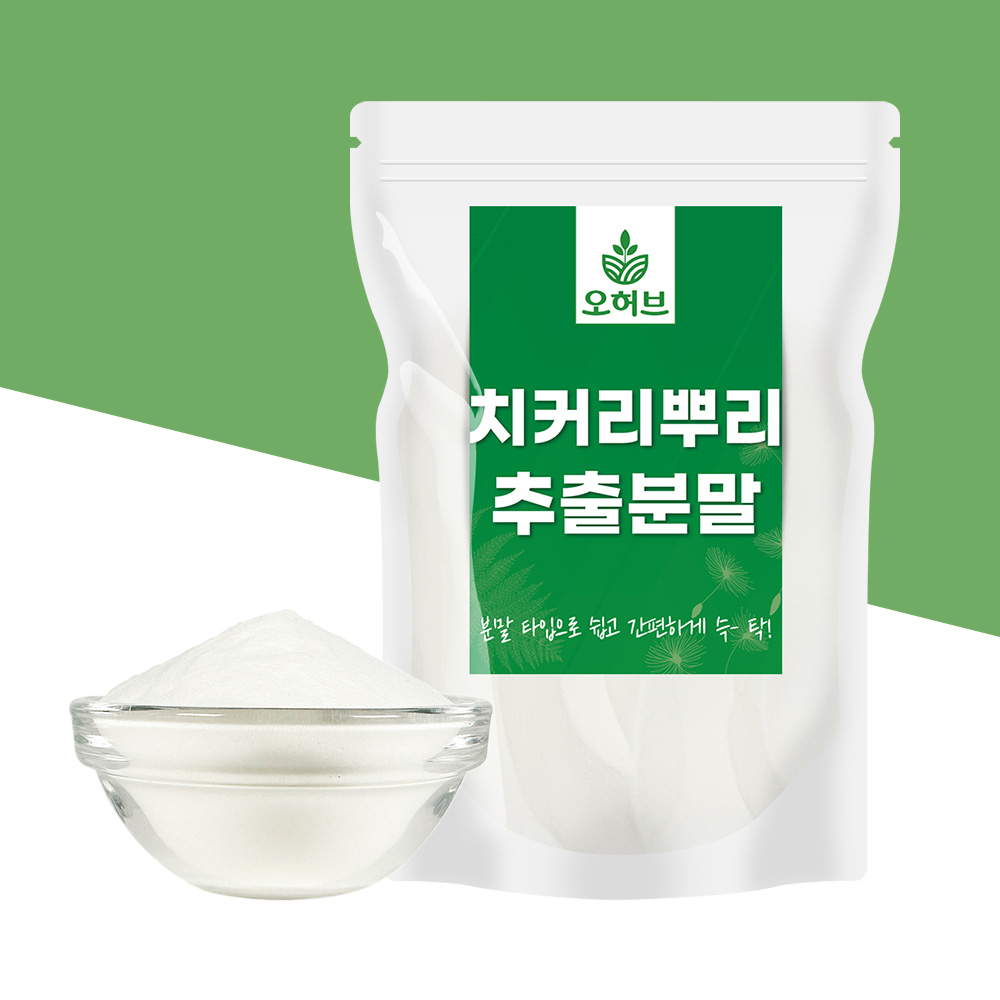 대용량 치커리 뿌리 추출물 가루 분말 500g - 메인 이미지