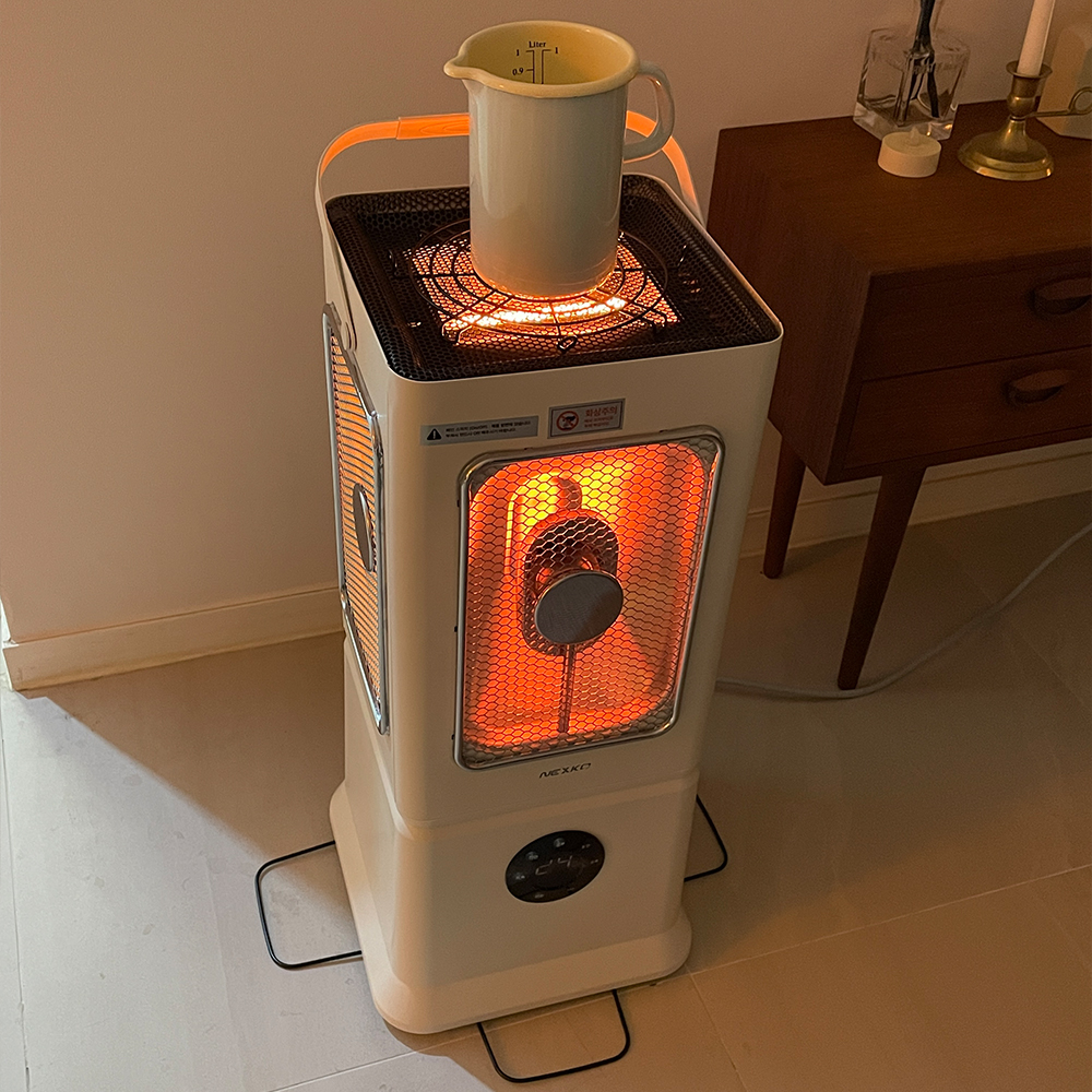 넥스코 오방난로 전기 히터 가정용 사무실 업소용 하이라이트 난방기 스토브 NKH-2800HL