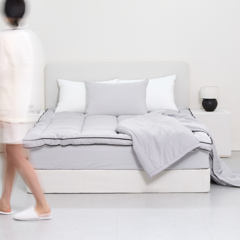 슬라운드 클라우디 알러지케어 침대 바닥 거실 손님용 토퍼 SS