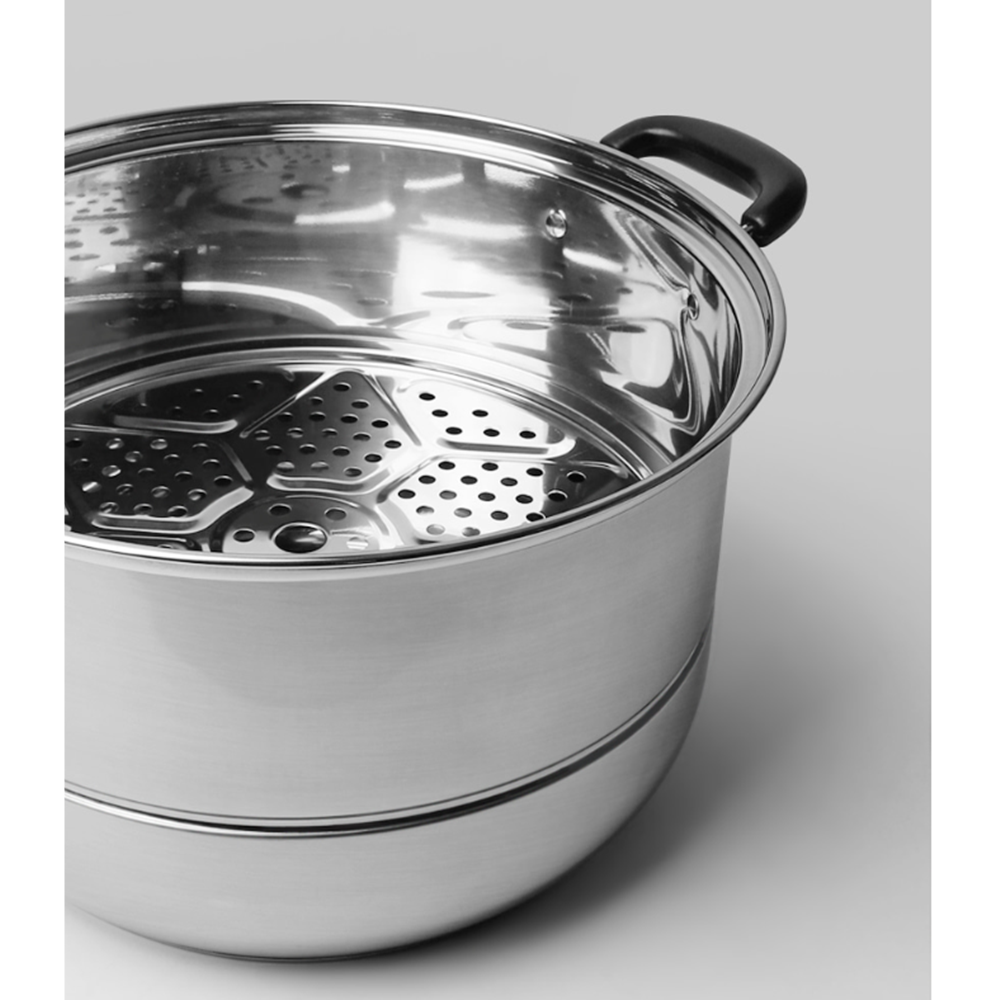 스텐찜판 스탠 냄비 대형 찜솥 찜통 들통 큰 곰솥 2단 찜기 - 상세 이미지 4