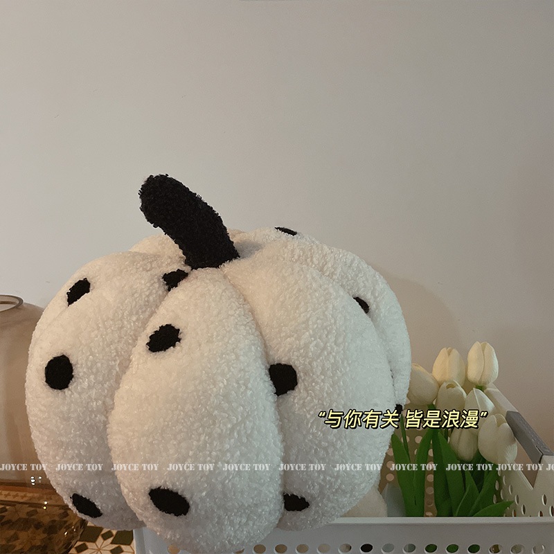 호박쿠션 쿠션 거실 침대 귀여운 꾸미기 원형 소파쿠션 인테리어 펌프킨 푹신한 - 상세 이미지 2
