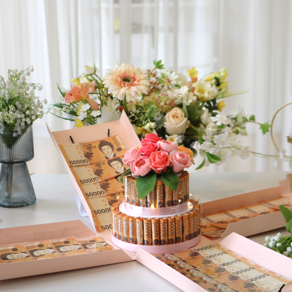 용돈박스 이벤트 부모님 아빠 엄마 부모님 칠순 팔순 생신 선물 돈케이크 어메이징박스10장