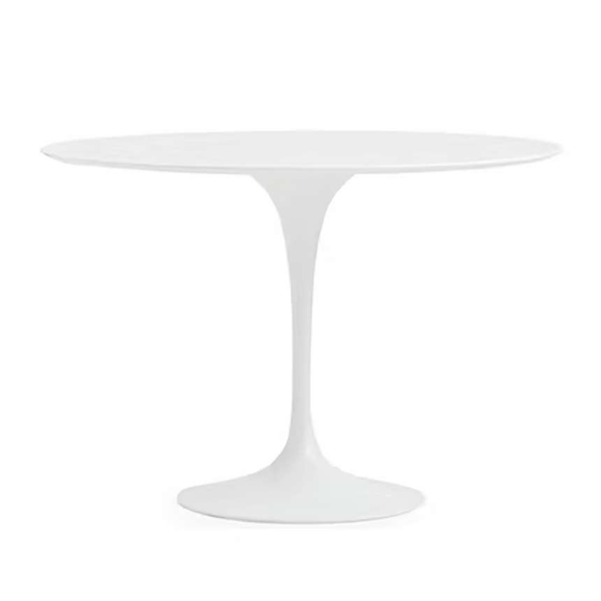 사리넨 튤립 천연 대리석 다이닝 테이블 타원형 150cm - 상세 이미지 4
