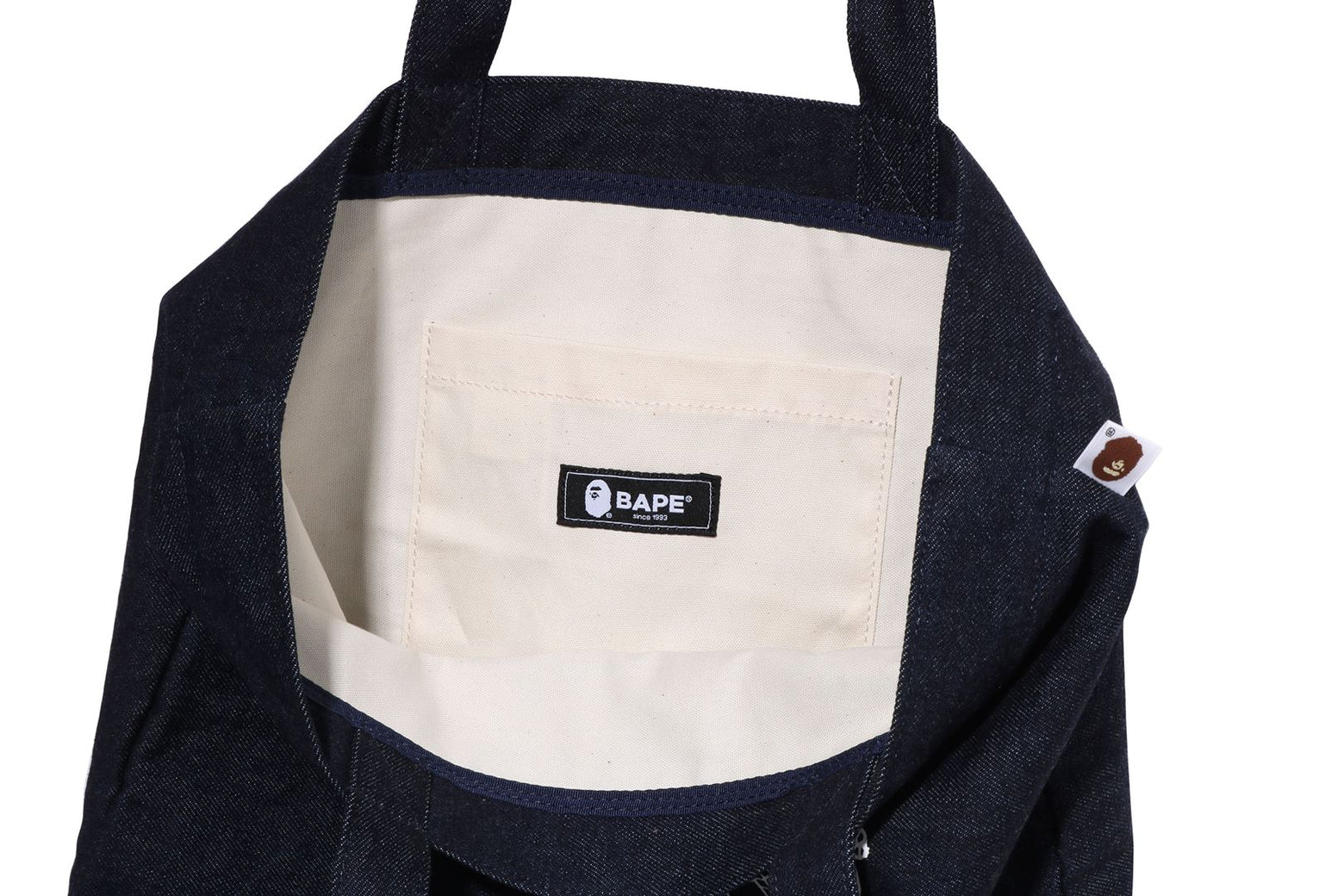 베이프 토트백 DENIM TOTE BAG 1K22-189-005 - 상세 이미지 5