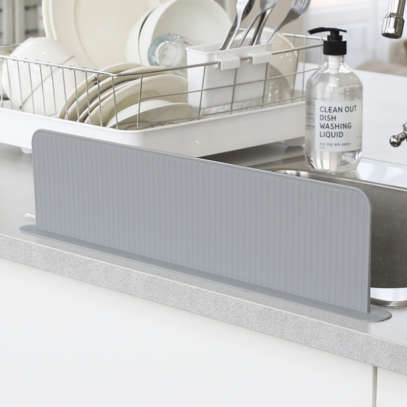 달팽이리빙 퀴진드마망 실리콘 싱크대 물막이(12h)